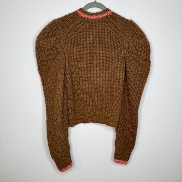 Ulla Johnson Elle Alpaca Blend Statement Sleeve Cardigan Sweater XS / P - Picture 9 of 11